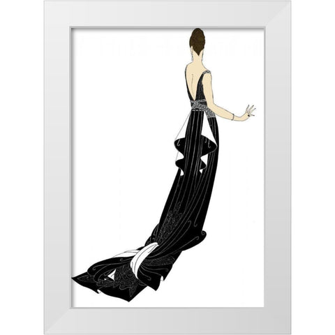Sophisticated Ladies I White Modern Wood Framed Art Print by Vision Studio