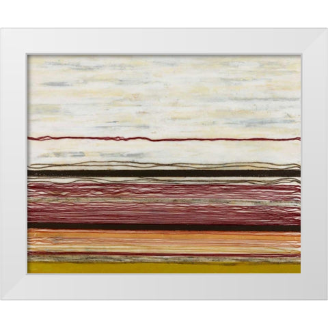 Stratitude I White Modern Wood Framed Art Print by Avondet, Natalie