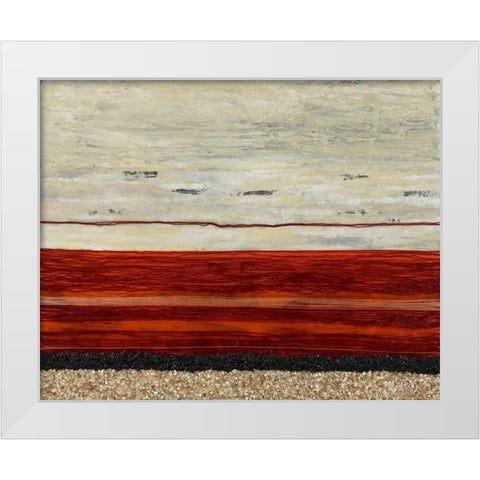 Stratitude II White Modern Wood Framed Art Print by Avondet, Natalie