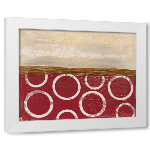 Going in Circles II White Modern Wood Framed Art Print by Avondet, Natalie