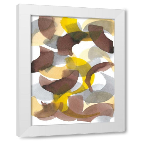 Parenthesis I White Modern Wood Framed Art Print by Fuchs, Jodi