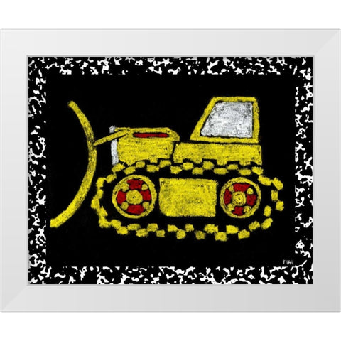 Recess I White Modern Wood Framed Art Print by Zarris, Chariklia