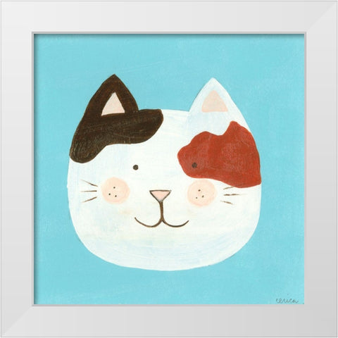 Annie White Modern Wood Framed Art Print by Vess, June Erica