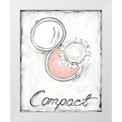 Compact White Modern Wood Framed Art Print by Zarris, Chariklia