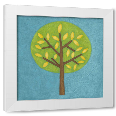 Augusts Wish I White Modern Wood Framed Art Print by Zarris, Chariklia