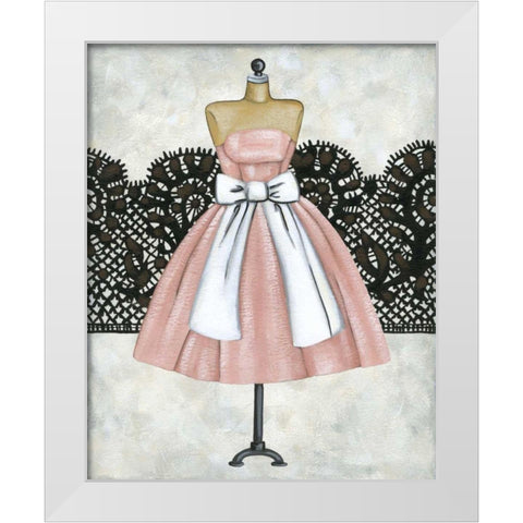 Vintage Style I White Modern Wood Framed Art Print by Zarris, Chariklia