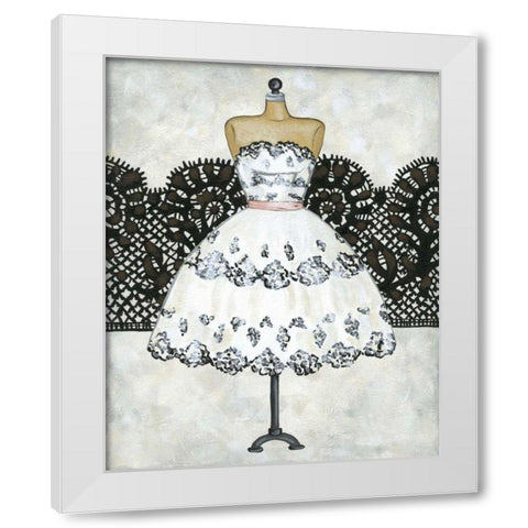 Vintage Style II White Modern Wood Framed Art Print by Zarris, Chariklia