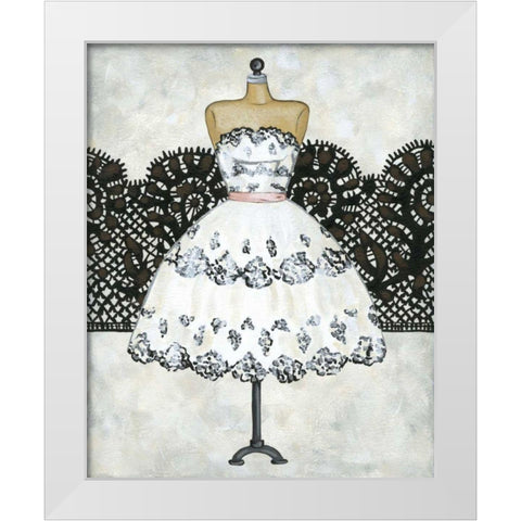 Vintage Style II White Modern Wood Framed Art Print by Zarris, Chariklia