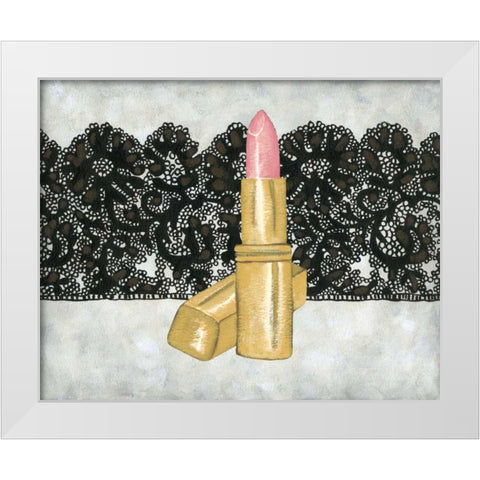 Femme Boudoir VII White Modern Wood Framed Art Print by Zarris, Chariklia