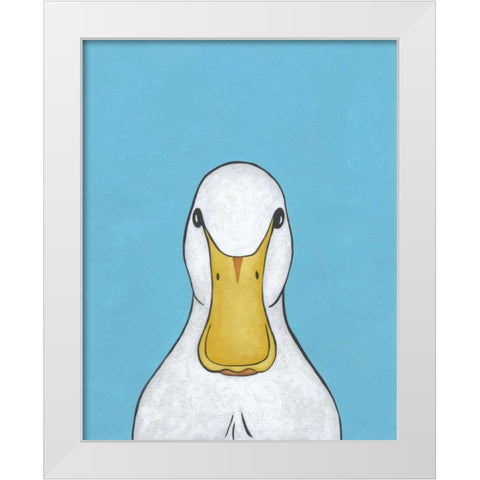 Pet Portraits VI White Modern Wood Framed Art Print by Zarris, Chariklia