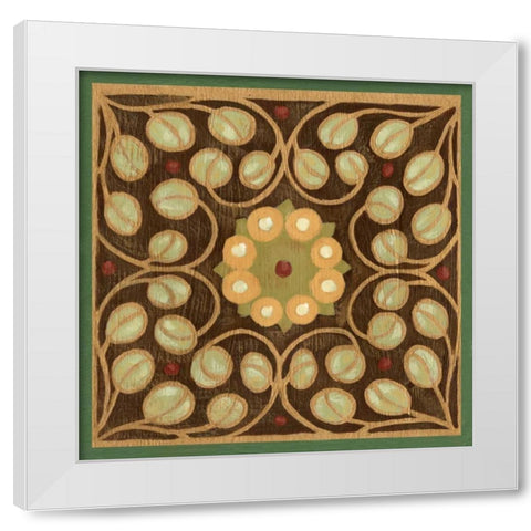 Patchwork II White Modern Wood Framed Art Print by Zarris, Chariklia