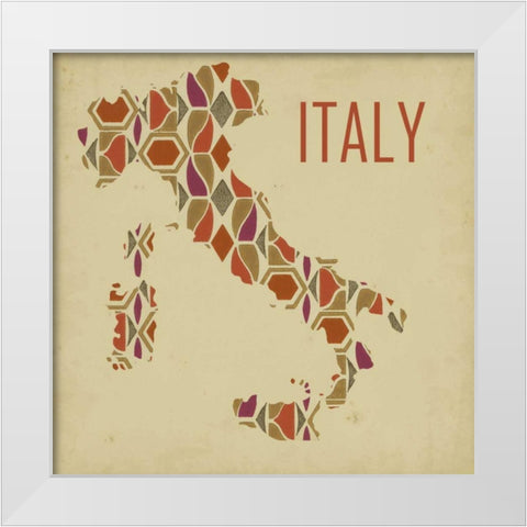 Travel Abroad I White Modern Wood Framed Art Print by Fagalde, Jarman