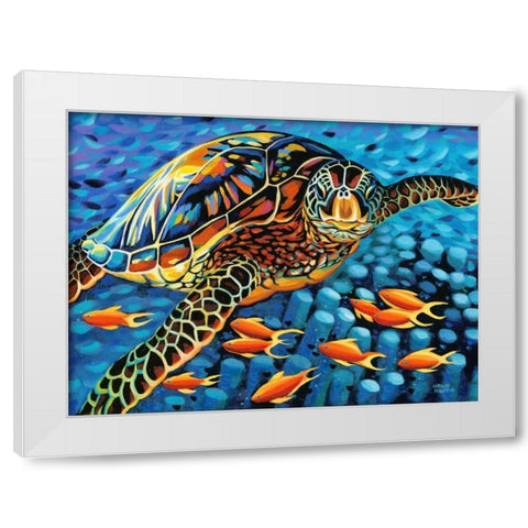 Cruising Along I White Modern Wood Framed Art Print by Vitaletti, Carolee