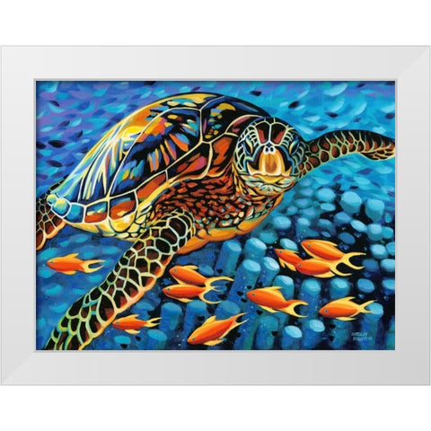 Cruising Along I White Modern Wood Framed Art Print by Vitaletti, Carolee