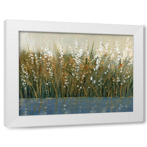 By the Tall Grass II White Modern Wood Framed Art Print by OToole, Tim