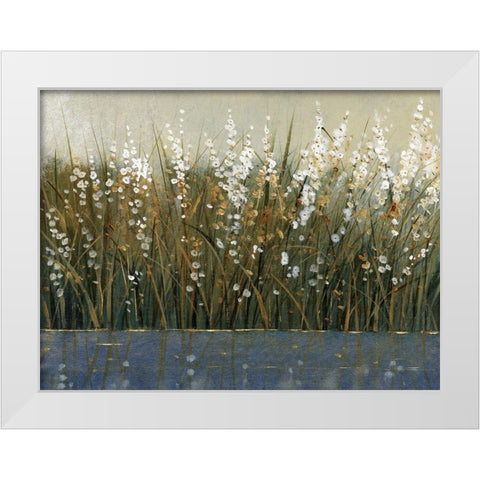 By the Tall Grass II White Modern Wood Framed Art Print by OToole, Tim