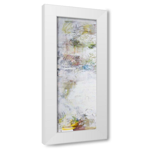 White Shoes I White Modern Wood Framed Art Print by Youngstrom, Kent