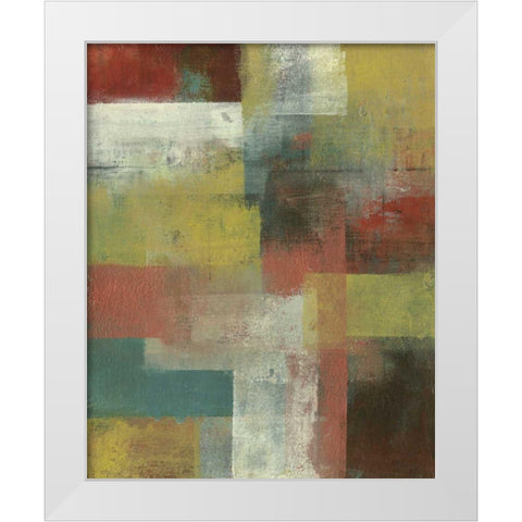 Amelia Island Blue II White Modern Wood Framed Art Print by Green-Aldridge, W.