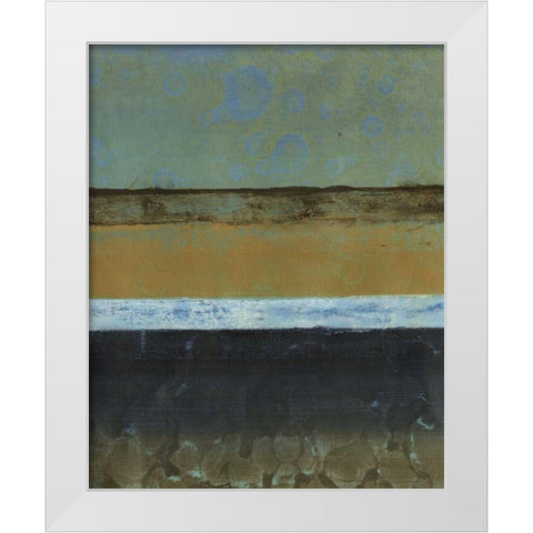 Diffused Light V White Modern Wood Framed Art Print by Green-Aldridge, W.