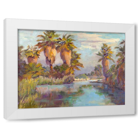 Desert Repose II White Modern Wood Framed Art Print by Oleson, Nanette