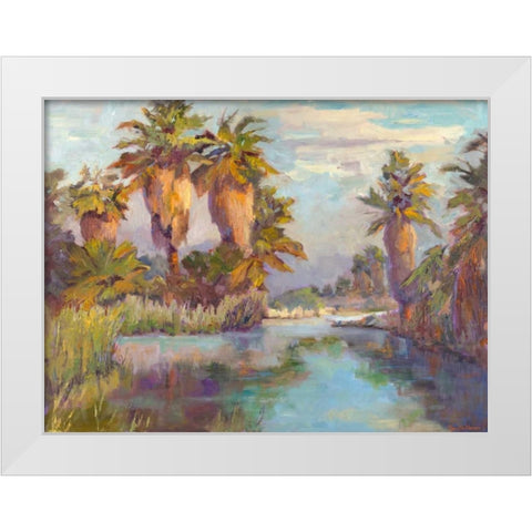 Desert Repose II White Modern Wood Framed Art Print by Oleson, Nanette