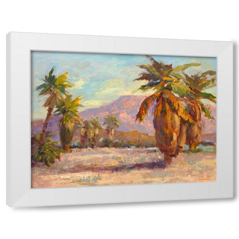 Desert Repose III White Modern Wood Framed Art Print by Oleson, Nanette