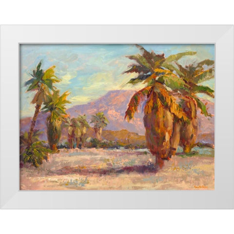 Desert Repose III White Modern Wood Framed Art Print by Oleson, Nanette