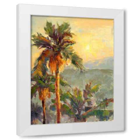 Desert Repose VII White Modern Wood Framed Art Print by Oleson, Nanette