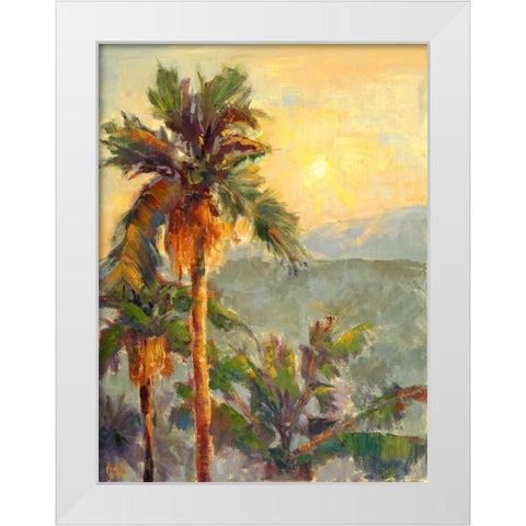 Desert Repose VII White Modern Wood Framed Art Print by Oleson, Nanette