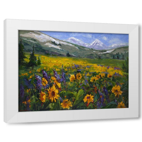 Sierra Awakenings II White Modern Wood Framed Art Print by Oleson, Nanette