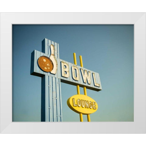 Vintage Bowl IV White Modern Wood Framed Art Print by Recapturist