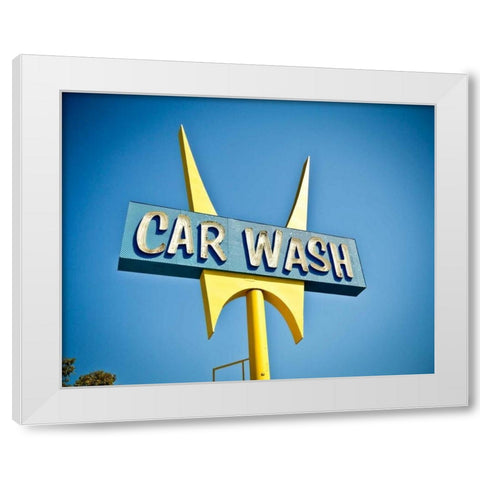 Vintage Retail II White Modern Wood Framed Art Print by Recapturist