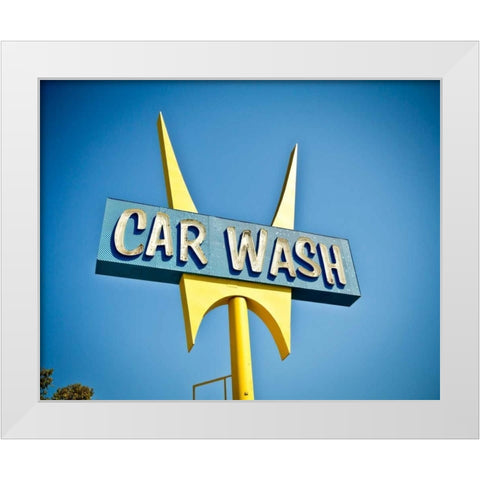 Vintage Retail II White Modern Wood Framed Art Print by Recapturist