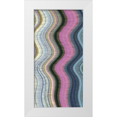 Rumba IV White Modern Wood Framed Art Print by Burghardt, James