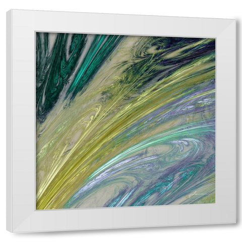Altitude I White Modern Wood Framed Art Print by Burghardt, James