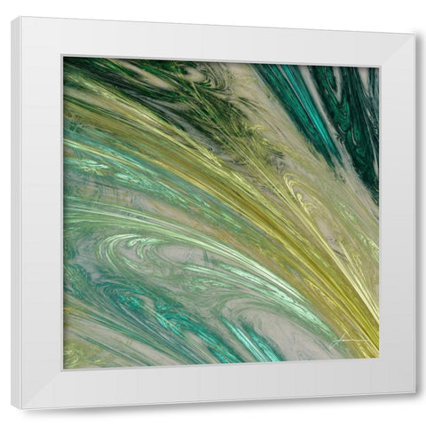 Altitude IV White Modern Wood Framed Art Print by Burghardt, James