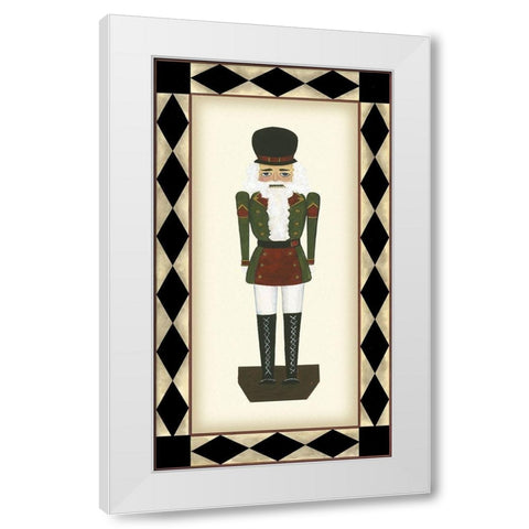 Nutcracker II White Modern Wood Framed Art Print by Kafantaris, Tina