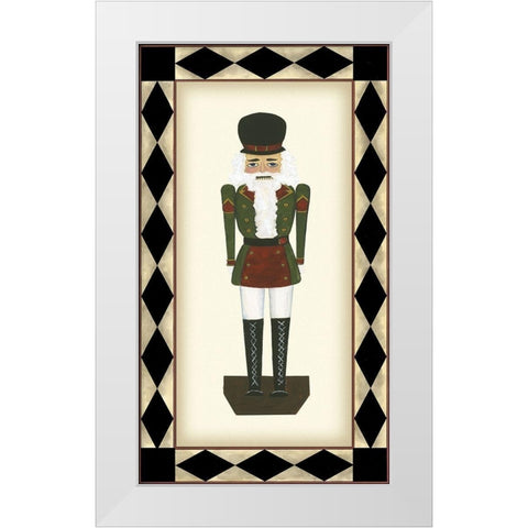 Nutcracker II White Modern Wood Framed Art Print by Kafantaris, Tina