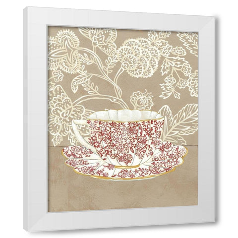 High Tea IV White Modern Wood Framed Art Print by Zarris, Chariklia