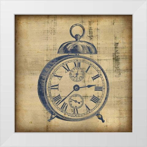 Antique Appraisal III White Modern Wood Framed Art Print by Vision Studio