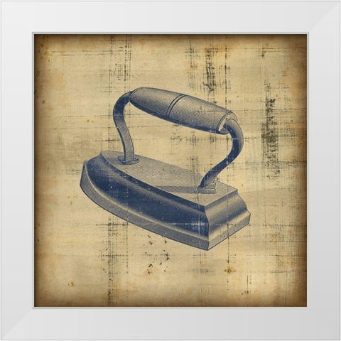 Antique Appraisal VIII White Modern Wood Framed Art Print by Vision Studio