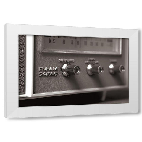 Solid State I White Modern Wood Framed Art Print by Stramel, Renee W.