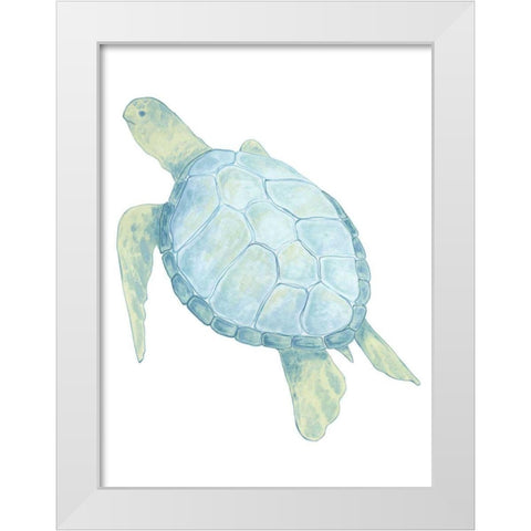 Red Tulip Collage I White Modern Wood Framed Art Print by Broughton, Rita