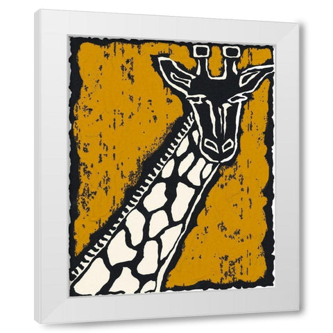 Serengeti III White Modern Wood Framed Art Print by Zarris, Chariklia