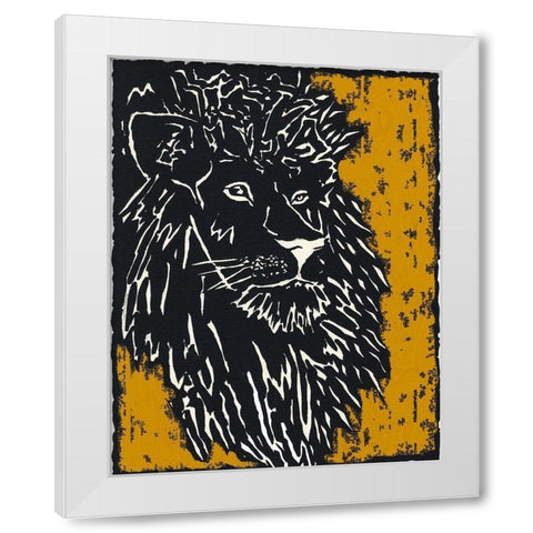 Serengeti IV White Modern Wood Framed Art Print by Zarris, Chariklia