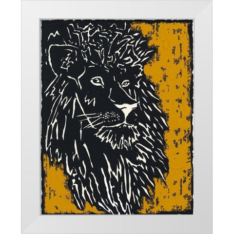 Serengeti IV White Modern Wood Framed Art Print by Zarris, Chariklia