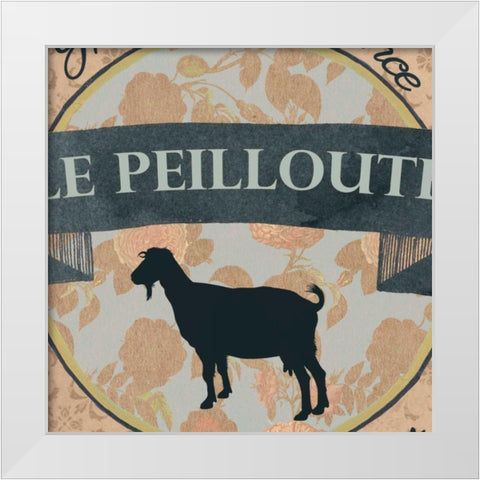 Shell Montage IV White Modern Wood Framed Art Print by Vision Studio