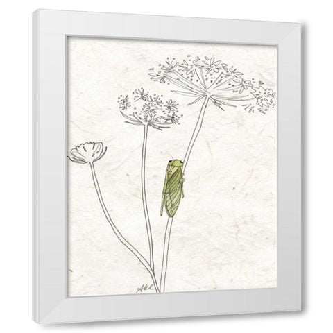 Summer Chorus I White Modern Wood Framed Art Print by Ludwig, Alicia