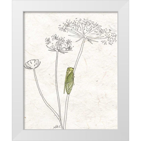 Summer Chorus I White Modern Wood Framed Art Print by Ludwig, Alicia