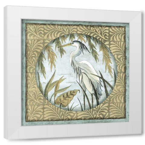 Small Quiet Elegance II White Modern Wood Framed Art Print by Slocum, Nancy